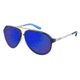 Carrera 96/S Progressive Prescription Sunglasses CA96S-0QZT-XT-5816 - Lens Diameter 58 mm, Frame Color Blue Ruthenium
