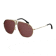 Carrera Bound/S Sunglasses BOUNDS-0J5G-W6-6012 - Gold Frame, Burgundy Polarized Lenses, Lens Diameter 60mm, Distance Between Lenses 12mm