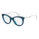 Carrera Carrerino 64 Eyeglass Frames CARRE64-0D4H-4818 - Turquoise White Frame, Lens Diameter 48mm, Distance Between Lenses 18mm