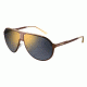 Carrera Champion/M/T/S Sunglasses CHAMPMTS-0SIG-JO-6113 - Matte Brown Frame, Gray Bronze Mirror Lenses, Lens Diameter 61mm, Distance Between Lenses 13mm