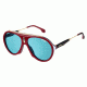 Carrera Flag Bifocal Prescription Sunglasses FLAGS-06K3-KU-5716 - Lens Diameter 57 mm, Frame Color Burgundy Gold