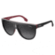 Carrera Flagtop/S Progressive Prescription Sunglasses FLAGTOPS-0BLX-9O-6015 - Lens Diameter 60 mm, Frame Color Matte Black / Red