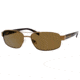 Carrera Game Plan/S Single Vision Prescription Sunglasses GAMEPS-6ZMP-VW-5817 - Frame Color Shiny Bronze, Lens Diameter 58 mm