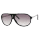 Carrera Hot Sunglasses - Black Matte / Palladium Frame, Green Gradient Lenses HOTS0YCGYR