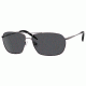 Carrera Overdrive/S Sunglasses OVERDS-7SJP-RA-6014 - Shiny Gunmetal Frame, Gray Polarized Lenses, Lens Diameter 60mm, Distance Between Lenses 14mm