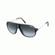 Carrera Safari Sunglasses - Black White / Palladium Frame, Gray Gradient Lenses SAFARRS0CSB7V