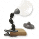 Carson Attach-A-Mag 2x Rimless Flexible Magnifier with Clip-on &amp; Magnetic Base Stands AM-16