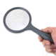 Carson LED Lighted HandHeld 2x Magnifier w/4x Spot Lens, Gray hm-44