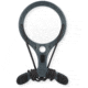 Carson Optical AS-70 Lume Series Hands-Free Magnifier, Gray, 5.7 in x 1.0 in x 9.3 in, AS-70