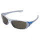 Cebe Captain Single Vision Rx Sunglasses Metallic Pale Blue Frame, CBCAP6