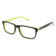 Champion Eyes 3001 Single Vision Prescription Eyeglasses - Frame SHINY BLACK, Size 51/17mm CU300103