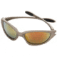 Champion Target Sunglasses w/ Full Bronze Frame-Orange Lenses
