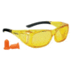 Champion Traps and Targets Overspec Ballstic Glasses and Plugs, Amber, 40711