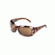 Womens Bella Ballistica Shooting Glasses,Brown Frame,Polycarbonate Lens