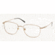 Chaps CP 2028 Eyeglasses Styles Ant Gold Frame w/Non-Rx 53 mm Diameter Lenses, 111-5318