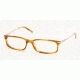 Chaps CP3023-537-5316 Eyeglasses with Lined Bifocal Rx Prescription Lenses 53 mm Lens Diameter / Brown Horn Frame