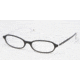 Chaps Eyeglasses CP3022 with Rx Prescription Lenses, Black/White Frame / 51 mm Prescription Lenses