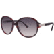 Chloe CL2237 Sunglasses - Frame Burgundy Horn, Lens Color Gradient Grey CL223704