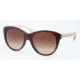 Coach AUDREY L539 HC8064F Sunglasses 512013-54 - Dark Tortoise Frame, Brown Gradient Lenses
