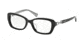 Coach ELVIRA F HC6051F Eyeglass Frames 5214-52 - Black/Black White Sig C Frame