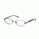 Coach FAINA HC5054 Eyeglass Frames 9186-49 - Dark Silver/Black White Sig C Frame