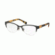 Coach HC5078 Eyeglass Frames 9253-50 - Satin Black/Honey Mosaic Frame