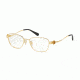 Coach HC5086 Eyeglass Frames 9291-50 - Light Gold / Black Frame