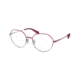 Coach HC5106 Eyeglass Frames 9341-52 - Burgundy/Shiny Silver/Silver