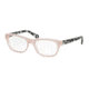 Coach HC6081 Eyeglass Frames 5350-51 - Blush/Black Crystal Mosaic Frame
