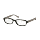 Coach HC6083F Eyeglass Frames 5354-52 - Black/Dark Grey Crystal Frame