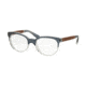 Coach HC6084QF Bifocal Prescription Eyeglasses 5384-52 - Cornflower Crystal/Saddle Frame