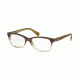 Coach HC6089 Progressive Prescription Eyeglasses 5400-49 - Olive Brown Gradient/Olive Frame