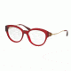 Coach HC6093F Single Vision Prescription Eyeglasses 5419-53 - Burgundy/light Gold Frame