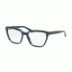 Coach HC6109 Eyeglass Frames 5477-52 - Blue Glitter Varsity Stripe Frame