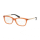 Coach HC6114F Eyeglass Frames 5502-53 - Amber Frame, Demo Lenses