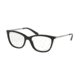 Coach HC6124F Prescription Eyeglasses, 53mm, Solid Black, HC6124F-5002-53-SV