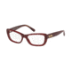 Coach HC6135 Eyeglass Frames 5545-51 - Burgundy Glitter Sig C Facing