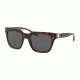 Coach L1029 HC8240F Sunglasses 550787-52 - Dark Tortoise Frame, Dark Grey Solid Lenses