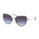 Coach L1037 HC7086 Sunglasses 90044Q-60 - Gunmetal Frame, Lavender Gradient Lenses