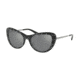 Coach L1039 HC8247 Sunglasses 55206G-53 - Gunmetal Sig C Outside Frame, Gunmetal Mirror Lenses