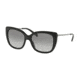 Coach L1041 HC8246F Prescription Sunglasses, 55mm, Solid Black, HC8246F-500211-55-SV