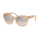 Coach L1043 HC8244 Sunglasses 55238Z-56 - Milky Pink Champagne Frame, Silver Pink Gradient Flash Lenses