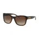 Coach L1045 HC8243 Sunglasses 541713-55 - Dark Tortoise Frame, Smoke Brown Gradient Lenses