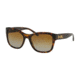 Coach L1045 HC8243 Sunglasses 5417T5-55 - Dark Tortoise Frame, Brown Gradient Polar Lenses