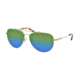 Coach L1053 HC7087 Sunglasses 9005U1-59 - , Green Mirror Lenses