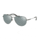 Coach L1053 HC7087 Sunglasses 92741U-59 - , Blue Silver Mirror Lenses