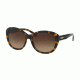 Coach L113 HC8142 Sunglasses 512013-58 - Dark Tortoise Frame, Brown Gradient Lenses