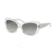 Coach L120 HC8143B Bifocal Prescription Sunglasses HC8143B-531611-55 - Lens Diameter 55 mm, Frame Color Crystal White