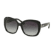 Coach L139 HC8158 Sunglasses 500211-58 - Black Frame, Light Grey Gradient Lenses