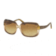 Coach L1591 HC8178 Sunglasses 54002L-57 - Olive Brown Gradient/Olive Frame, Amber Gradient Lenses
